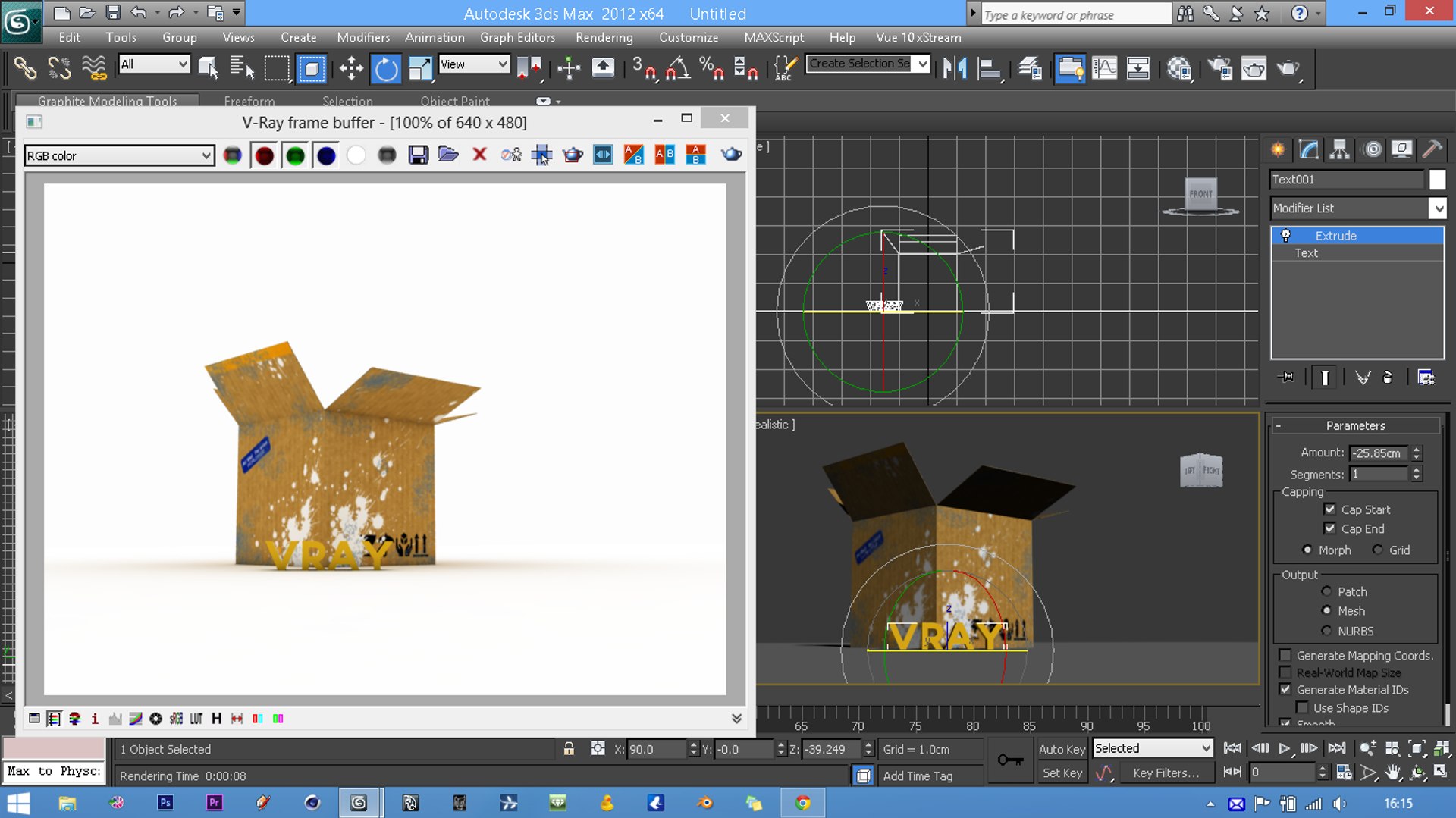 Cardboard Box 3d Max