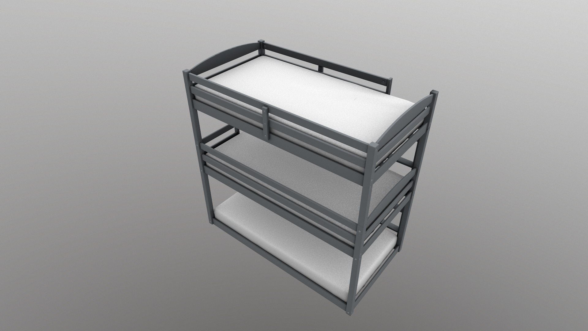 3D Bunk Bed - TurboSquid 1946030