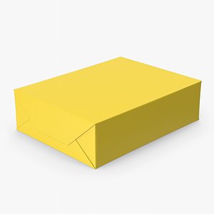 Box Package Yellow 3D model