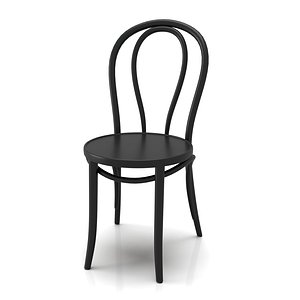 CH335 Black Cafe Chair PBR