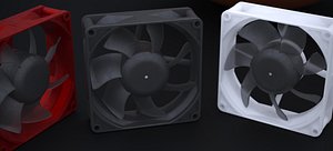 HI-FLOW 80 MM ELECTRONIC COOLING FAN 2024 3D model