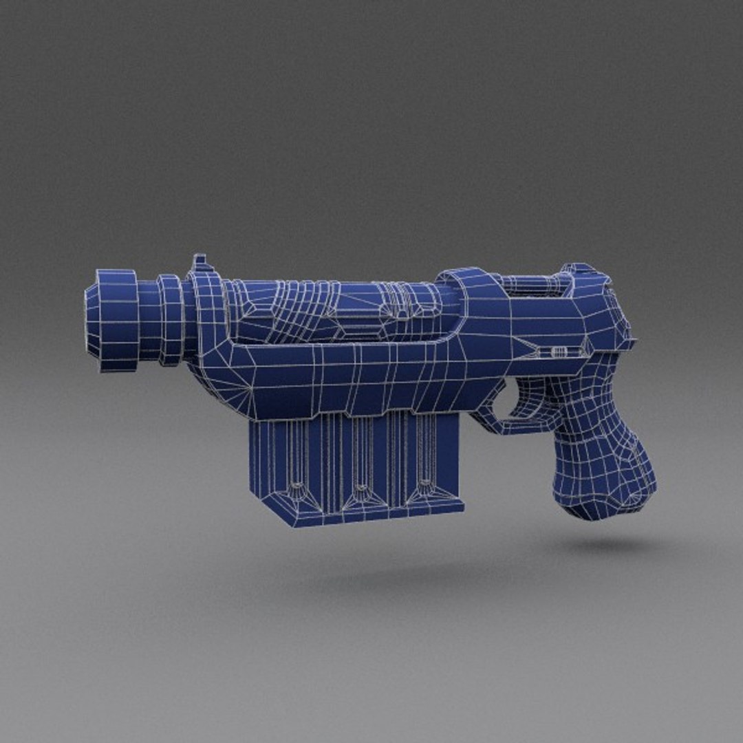 Gun Pbr Details 3ds