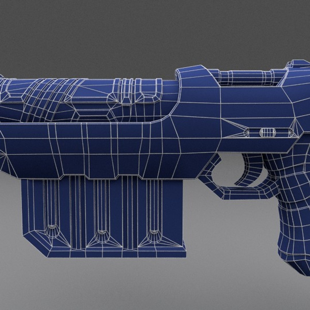 Gun Pbr Details 3ds