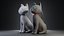 Chats de dessin animé