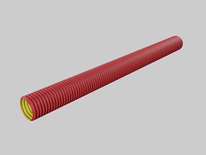 Electric pipes highpoly model