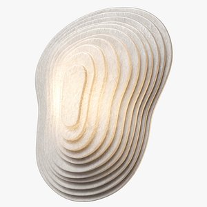 Forestier wall lamp Nebulis XS 3D model