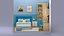 Isometric Modern Bedroom male