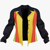 Yellow Red Green Rasta Stylish Jacket Remastered