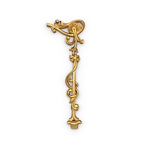 3D Classic carved decor ornament 356 model