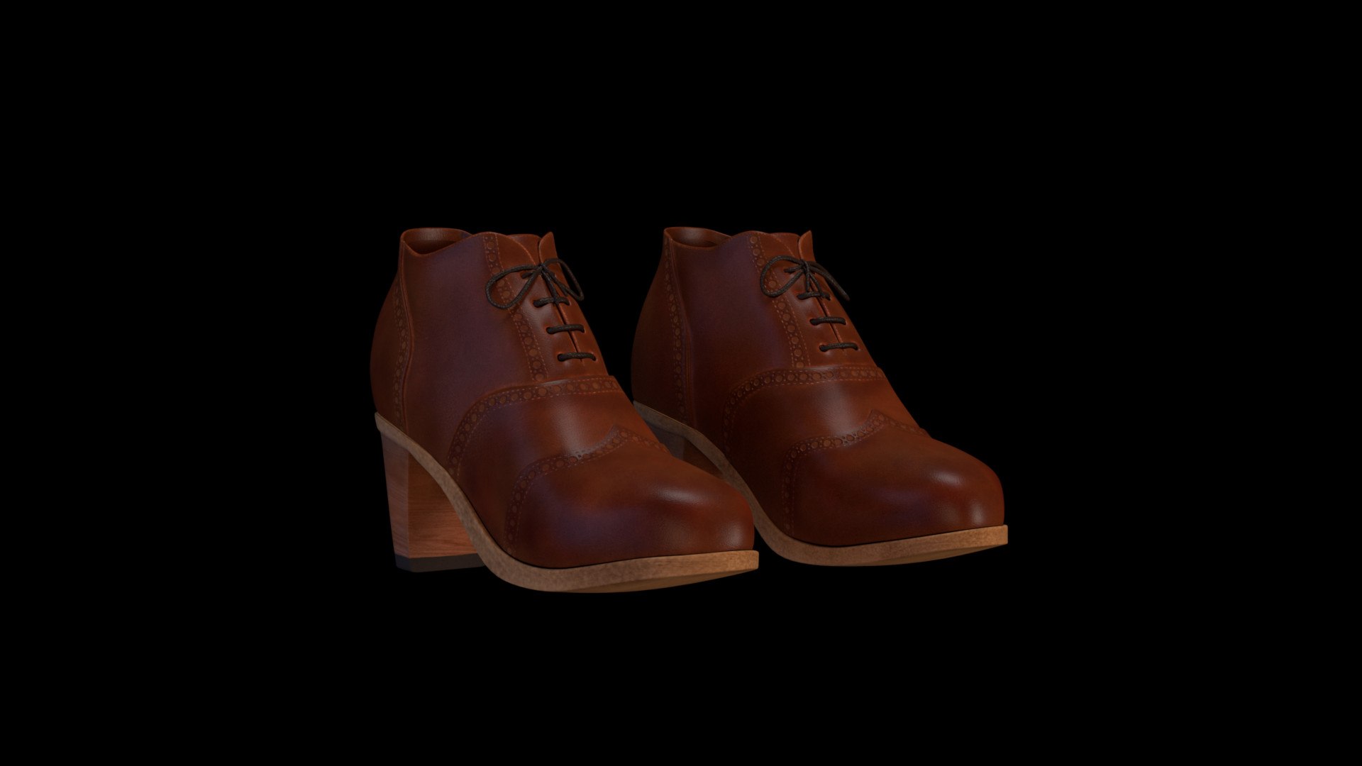 3D Model Women Boots Model With Texture - TurboSquid 2037294
