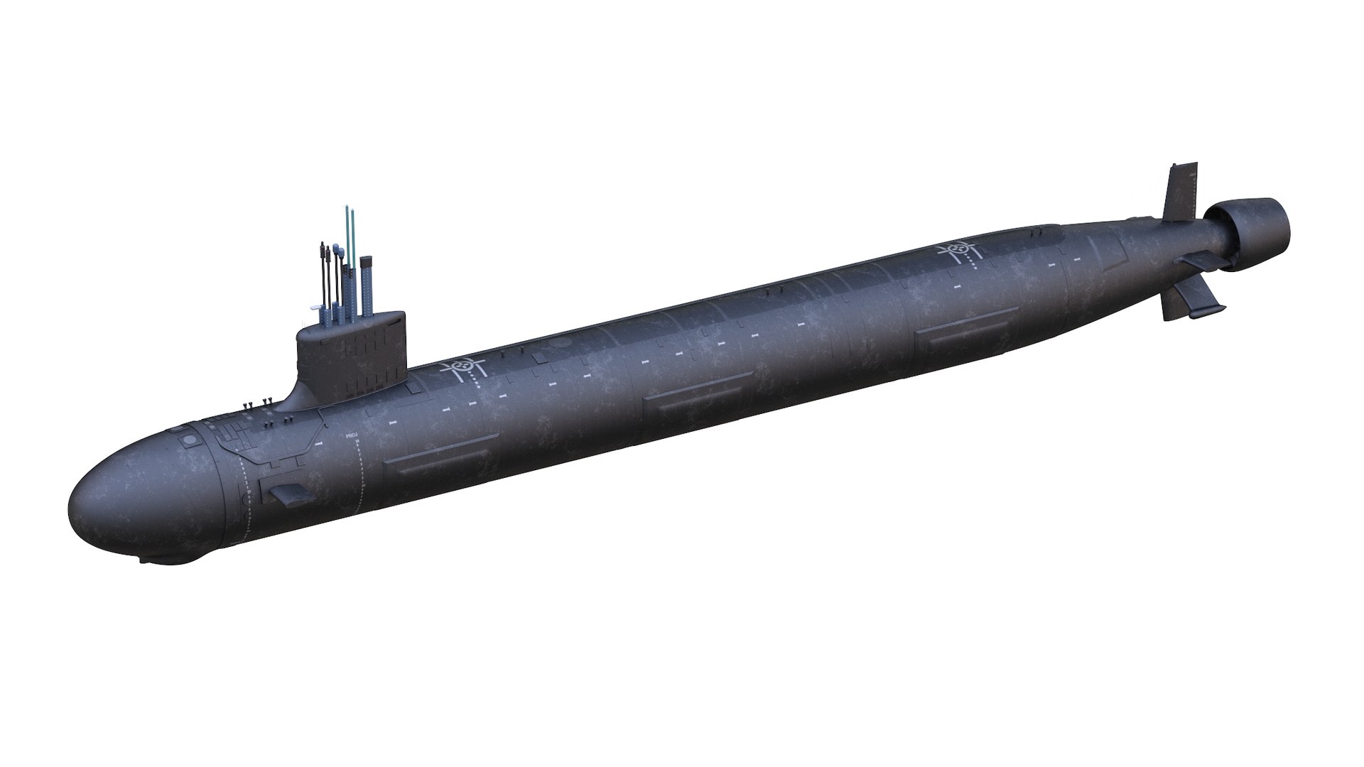 3D Virginia Submarine Ssn - TurboSquid 1663946