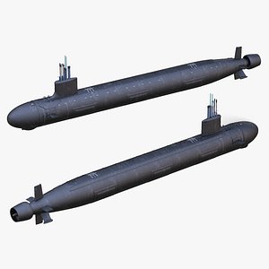 3D virginia submarine ssn