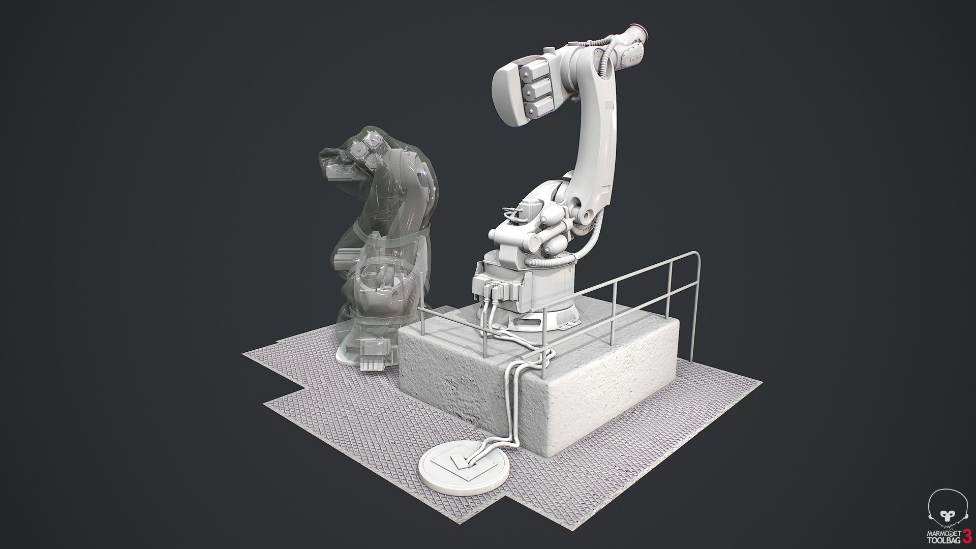 kuka robotics 3D model https://p.turbosquid.com/ts-thumb/vO/UurZz8/cEwDY83l/kuka3/jpg/1582136782/1920x1080/fit_q87/670122676e35a5b89f386bf813ba51768064fbe7/kuka3.jpg