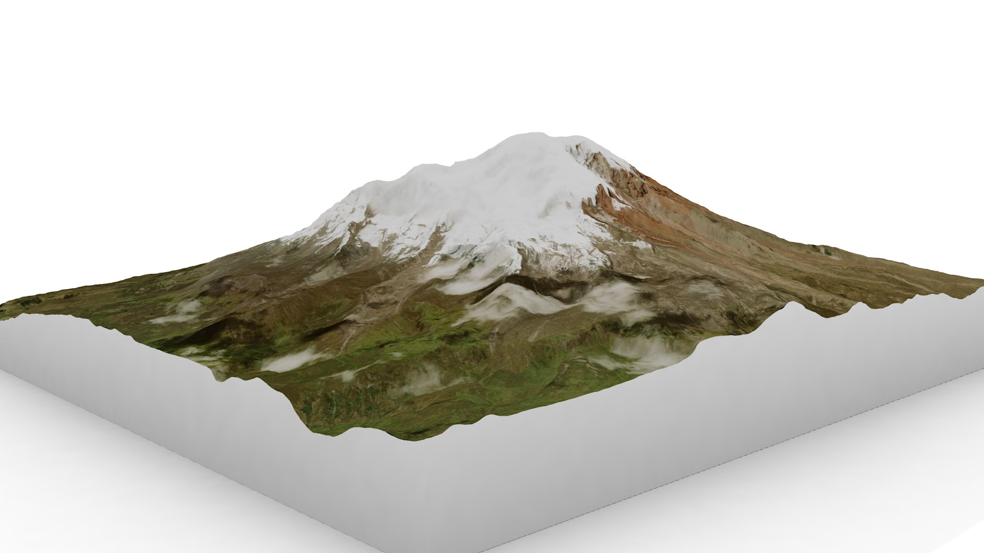 3D Mount Chimborazo - TurboSquid 2003571