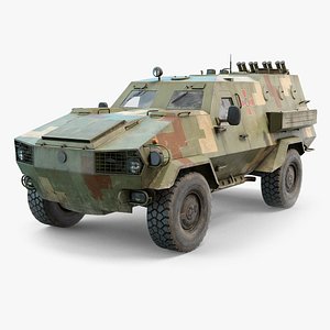 Dozor-B Ukrainian APC Low-poly