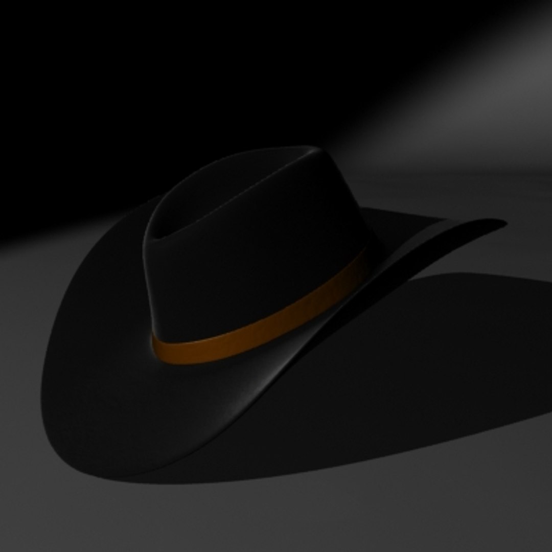 3d Model Of Stetson Cowboy Hat