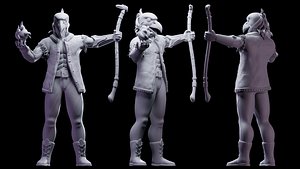 Plague Doctor 3D print