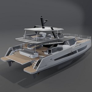 Fountaine Pajot Powercat  80 3D Catamaran 3D