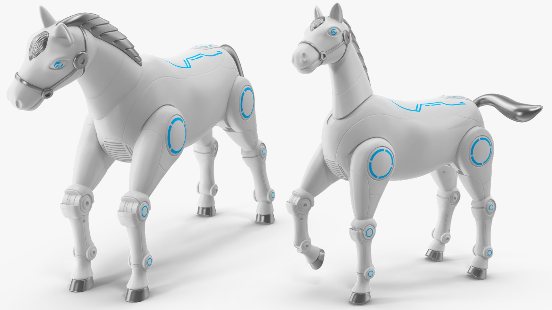 3D Robot Horse Rigged model TurboSquid 1838138