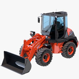 3D Wheel loader Hitachi ZW80 model