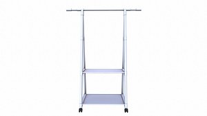 3D Shelf Clothes Hanger model