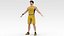 Basketballspieler Gelbe Teamkollektion