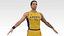 Basketballspieler Gelbe Teamkollektion