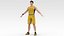 Basketballspieler Gelbe Teamkollektion