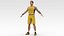 Basketballspieler Gelbe Teamkollektion