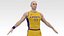 Basketballspieler Gelbe Teamkollektion