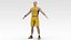 Basketballspieler Gelbe Teamkollektion