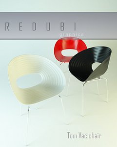 tom vac chair ron arad 3d model
