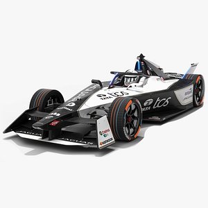3D Jaguar Racing Formula E 2024 Gen3 Race Car