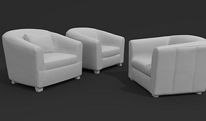 armchair visualization 3D model