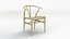 Sedia Wishbone di Hans J. Wegner [Low Poly]