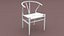 Sedia Wishbone di Hans J. Wegner [Low Poly]