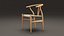 Sedia Wishbone di Hans J. Wegner [Low Poly]