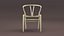 Sedia Wishbone di Hans J. Wegner [Low Poly]