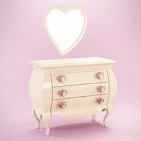 Volpi Sogni E Amore Dresser with mirror