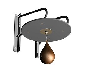 wall punching bag 3d model