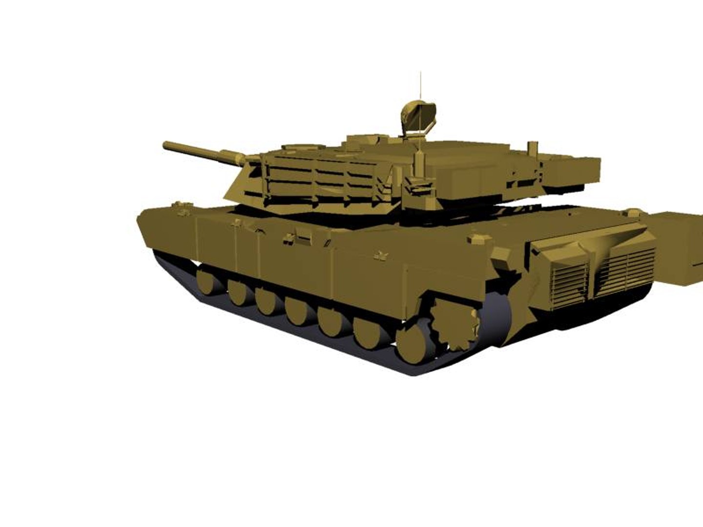 Abrams Tank 3d Model