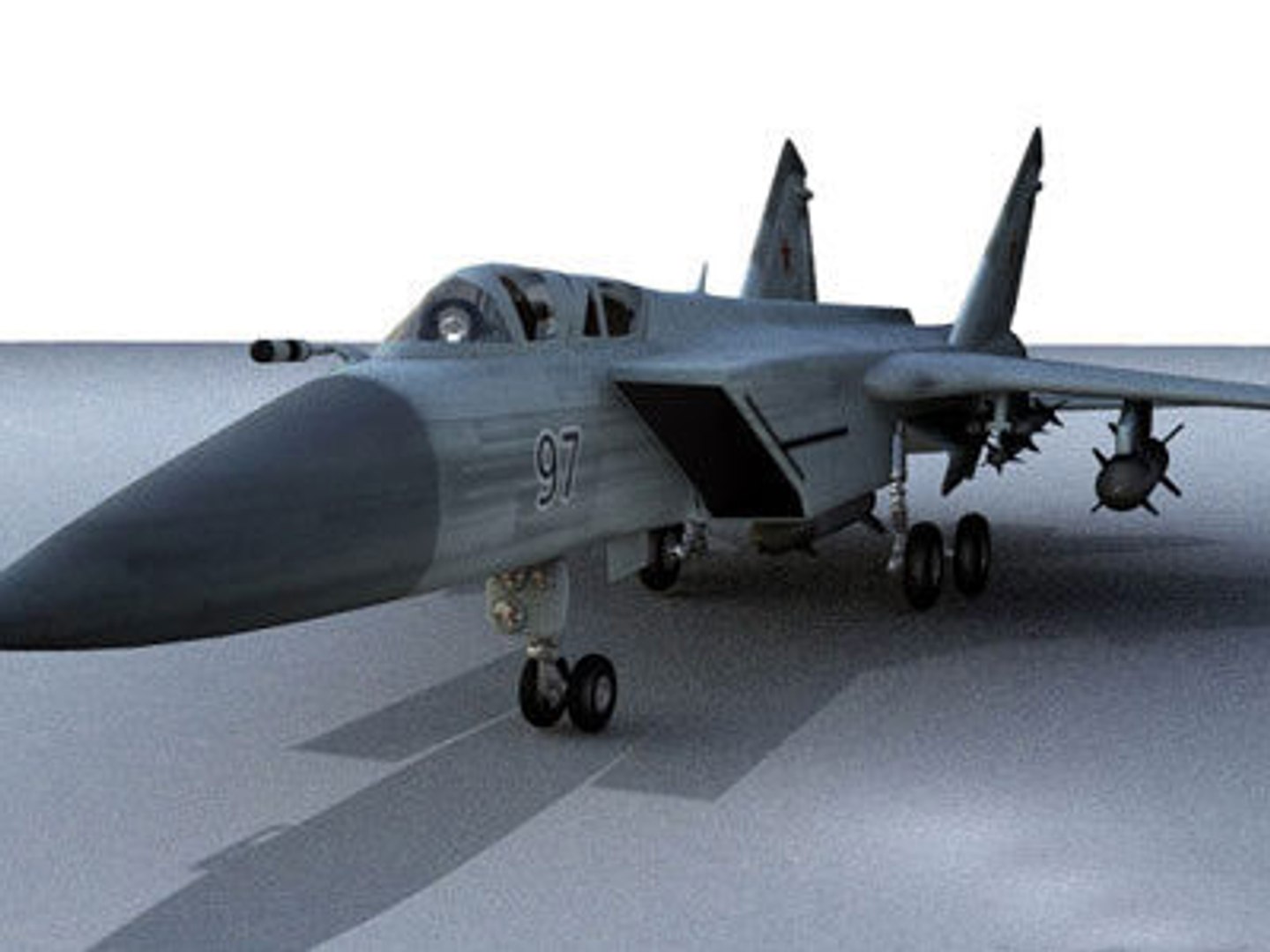 Mig 31 Mig-31 3d Model