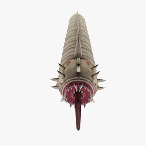 Monster insect worm boss shachong 3D model