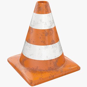 road cone 3D model