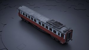 3D Train Wagon model