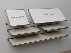 3D Modern Storefront Awning Shop Canopy Commercial Decor PBR