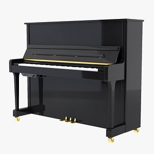 piano music instrument 3D model