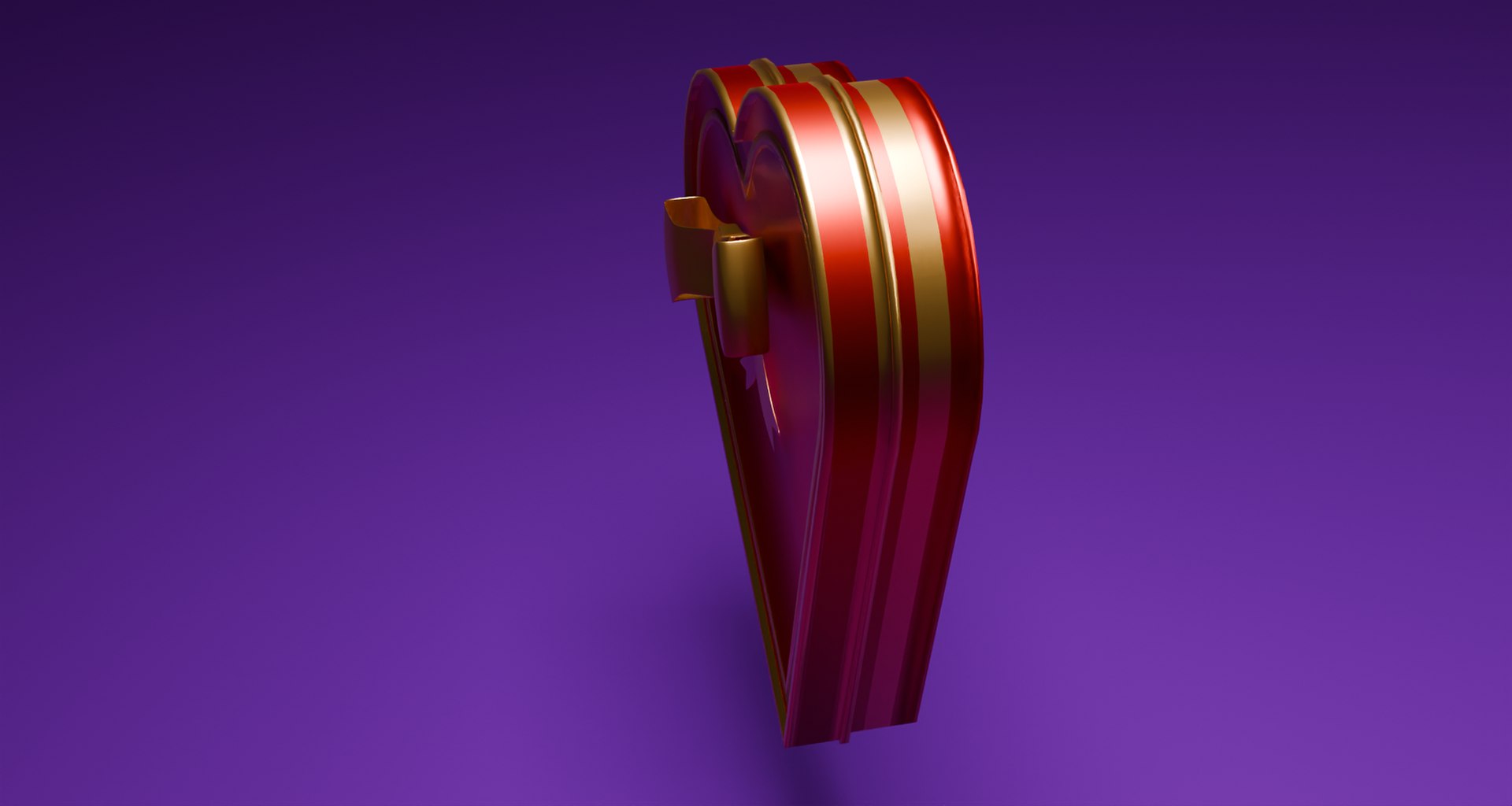 3D Model Valentine Day Gift Box - TurboSquid 2351422