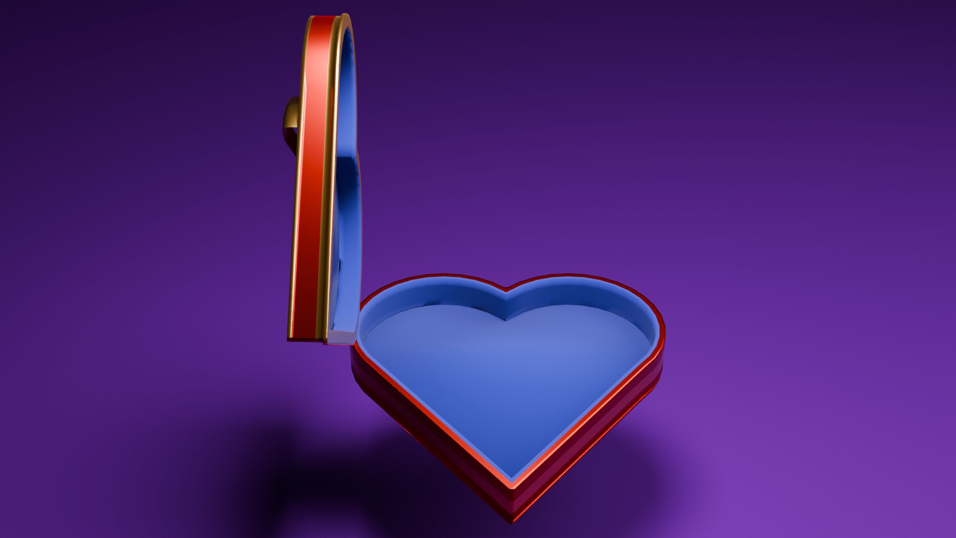 3D Model Valentine Day Gift Box - TurboSquid 2351422