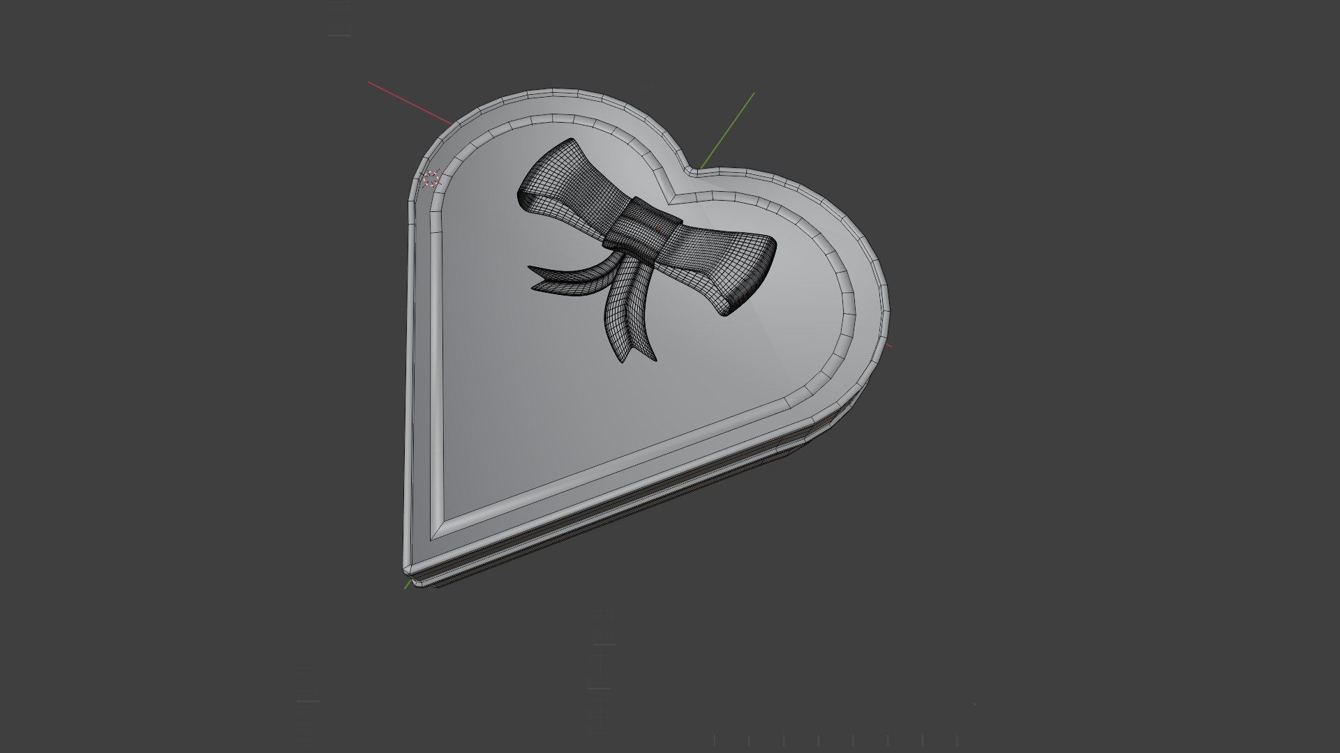 3D Model Valentine Day Gift Box - TurboSquid 2351422